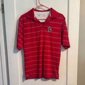 St. Louis Cardinals Antigua Golf Polo